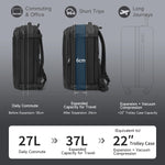 Vacuum Compression Backpack with Pump – Expandable Travel Bag