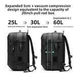 Premium One-Touch Vacuum Compression Travel Backpack