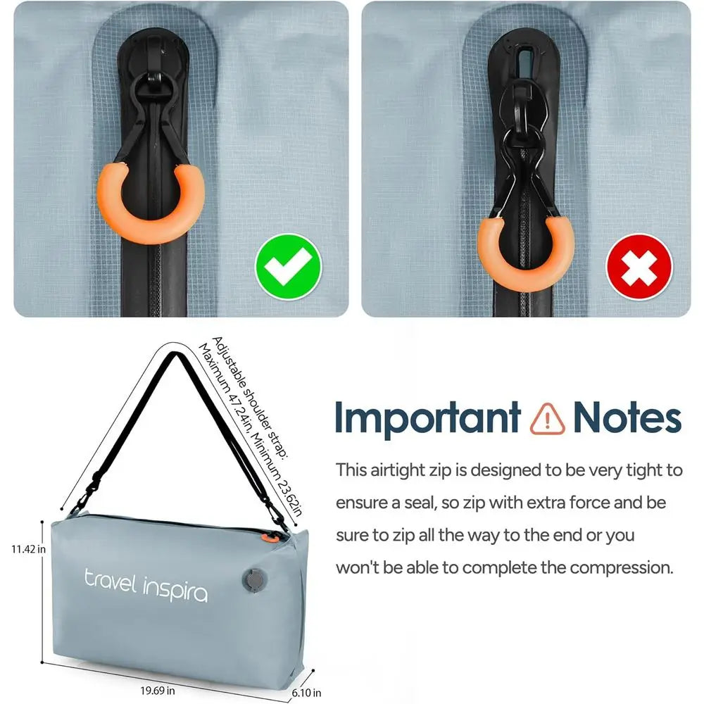 Vacuum Compression Travel Backpack