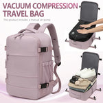 60L Vacuum Compression Backpack with Air Pump – Cabin Approved | AeroPack Pro