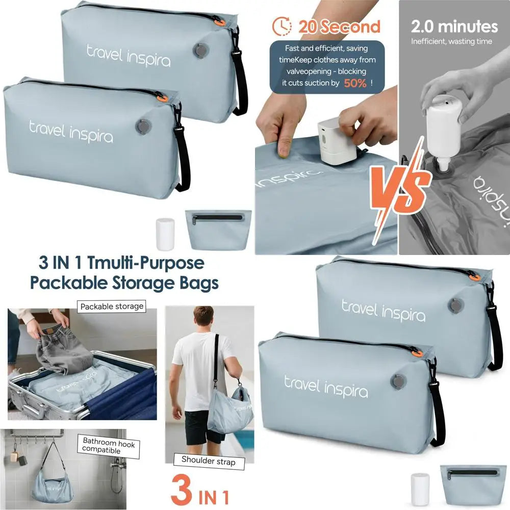 Vacuum Compression Travel Backpack