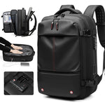 60L Vacuum Compression Travel Backpack-with One-Touch Auto Seal