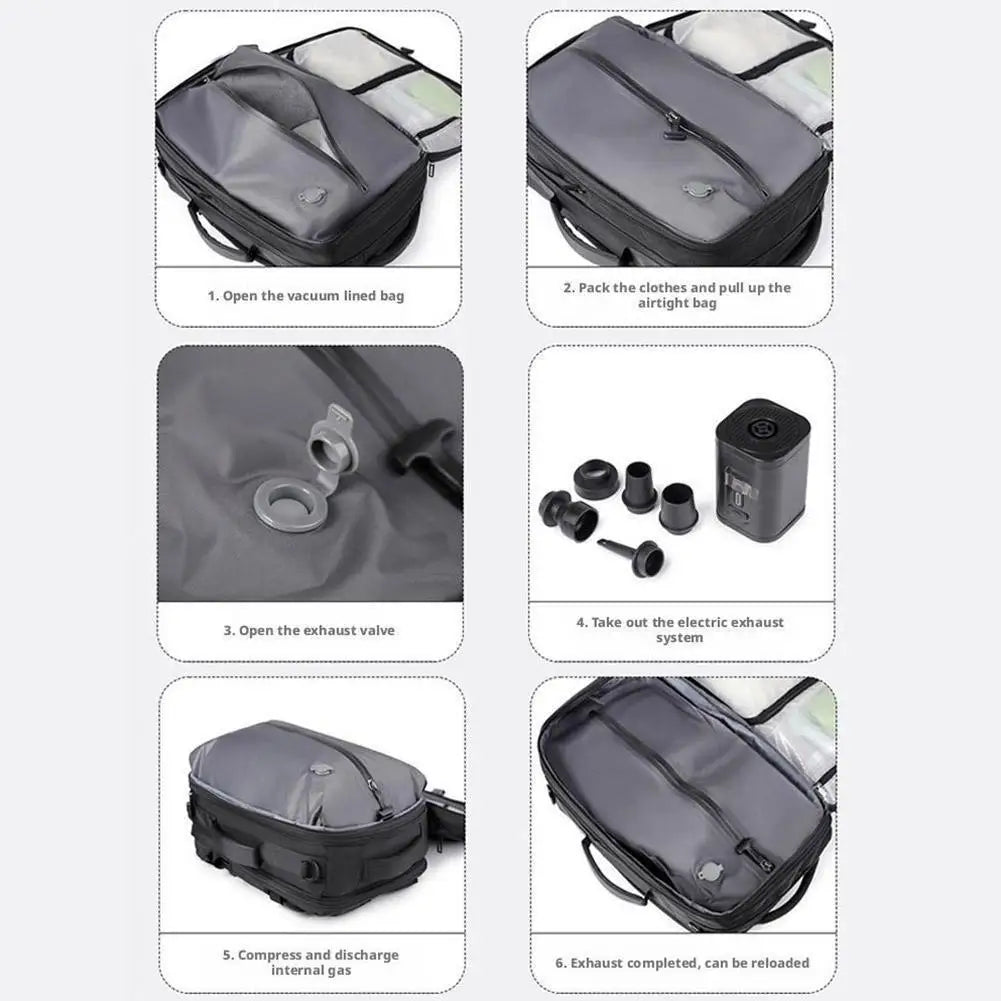 AeroPack Pro™ – Expandable Travel Backpack | Compression Storage & Carry-On Design