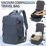 60L Vacuum Compression Backpack with Air Pump – Cabin Approved | AeroPack Pro