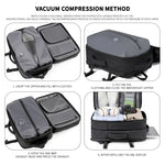 AeroPack Pro Expandable Vacuum Compression Backpack – 35L Travel & Laptop Bag