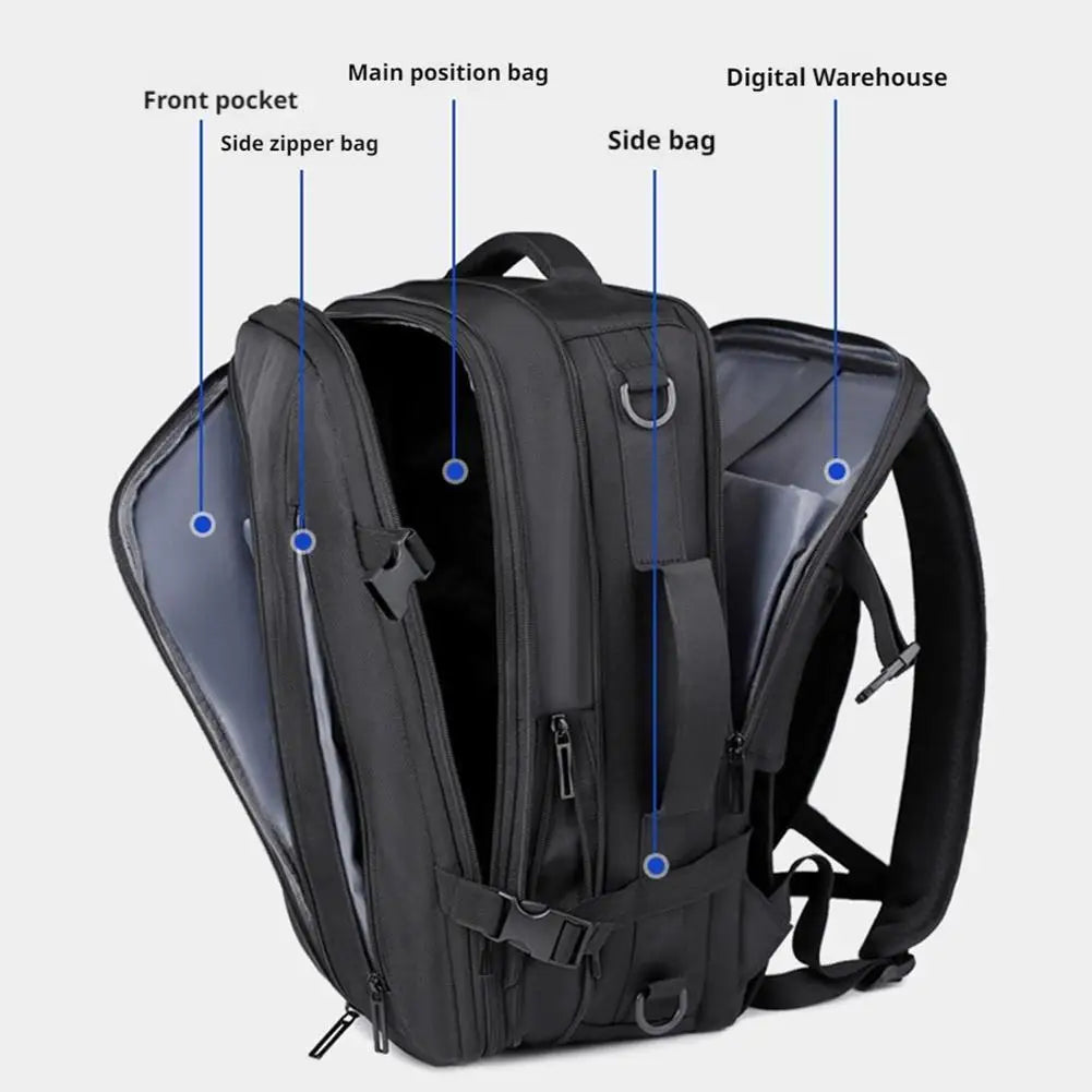 AeroPack Pro™ – Expandable Travel Backpack | Compression Storage & Carry-On Design
