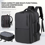 AeroPack Pro Expandable Vacuum Compression Backpack – 35L Travel & Laptop Bag