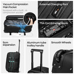 AeroPack Pro 60L Cabin Vacuum Backpack with Wheels – Wizz & Ryanair Approved