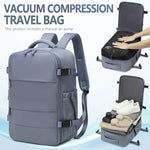 60L Vacuum Compression Backpack with Air Pump – Cabin Approved | AeroPack Pro