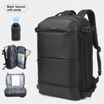 Vacuum Compression Backpack with Pump – Expandable Travel Bag
