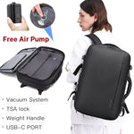 AeroPack Pro™ – Vacuum Compression Backpack with Pump | 36L Expandable Travel Backpack