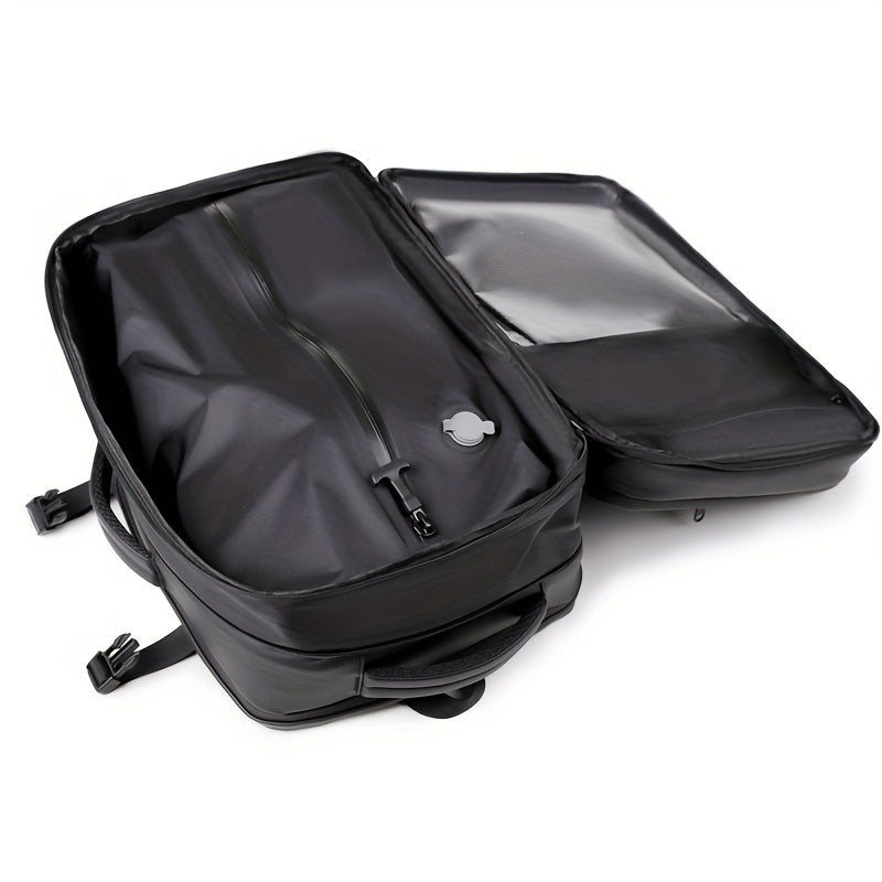 Expandable Vacuum Compression Backpack 40L – Waterproof Laptop Travel Bag