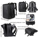 Expandable Vacuum Compression Backpack 40L – Waterproof Laptop Travel Bag