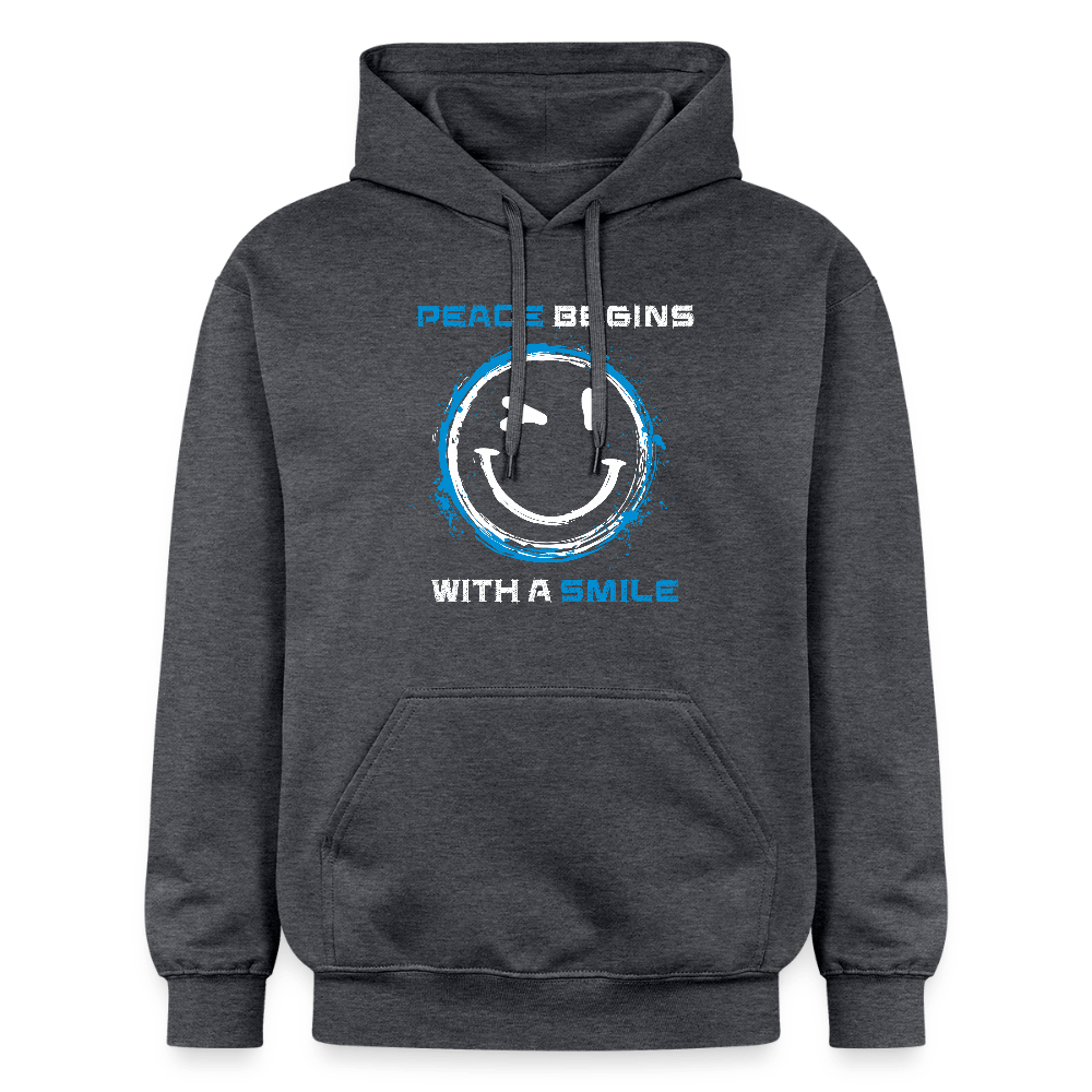 Hoodie Unisex "Peace begins with a smile"