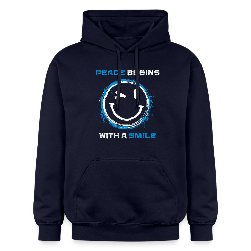 Hoodie Unisex "Peace begins with a smile"